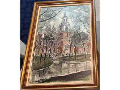 Framed painting: