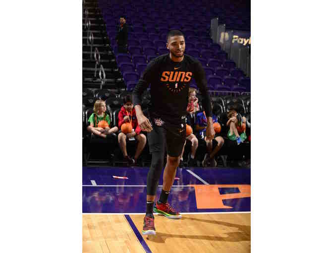 Mikal Bridges Custom, Game Worn BHM Nike Shoes