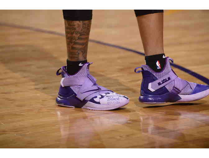 Richaun Holmes Custom, Game Worn BHM Nike Kicks