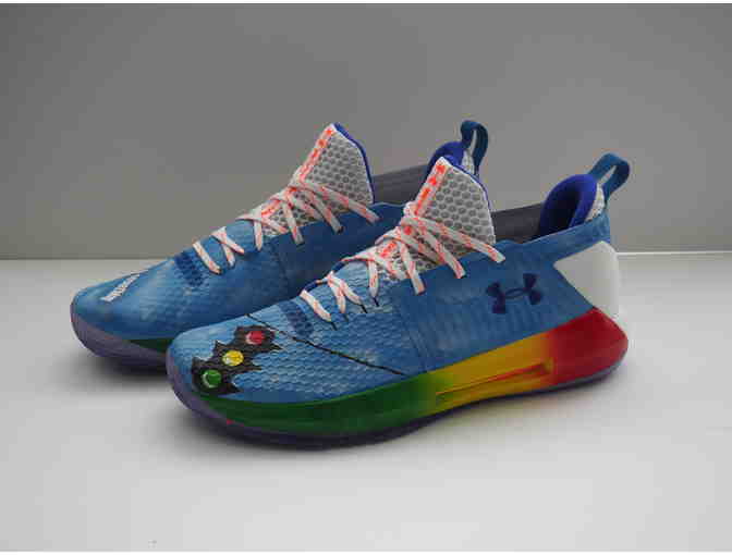 Josh Jackson Custom, Game Worn BHM Under Armour Shoes