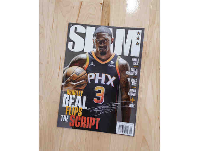 Package: Bradley Beal Signed Jersey + Bradley Beal Signed SLAM Magazine Cover