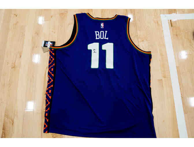 Autographed Bol Bol 2024-2025 City Edition Jersey