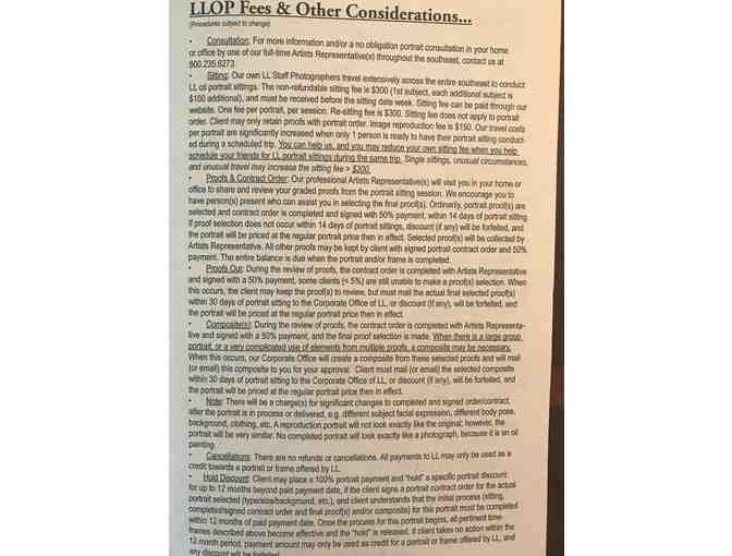 Leon Loard Oil Portraits: $1150 Gift Certificate toward Gallery Canvas or Studio Painting