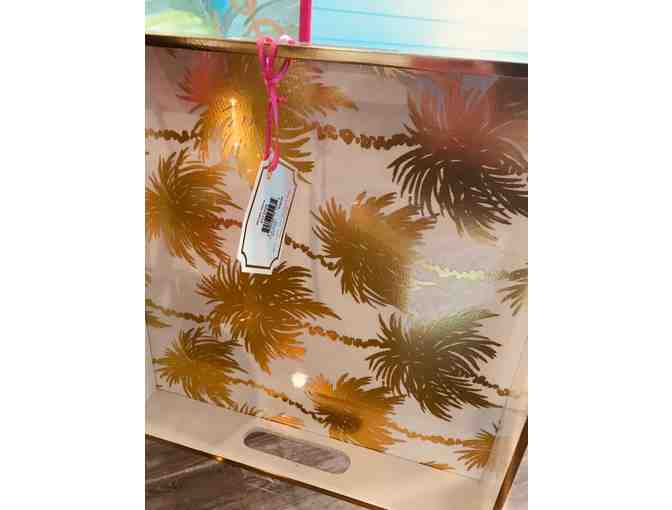 Lilly Pulitzer Drinks Accessory Basket $176