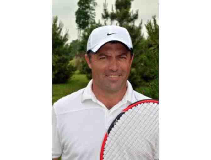 One hour doubles tennis lesson at the Landings Racquet Club