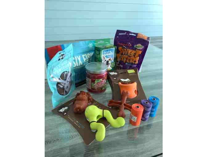 Dog Gift Basket Treats, Toys and more