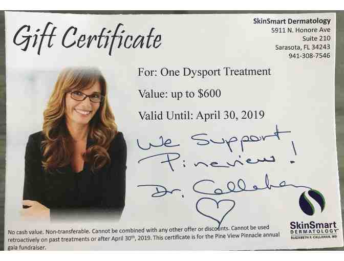 Skin Smart: Cosmetic Dysport Treatment to Eliminate Dynamic Wrinkles $600