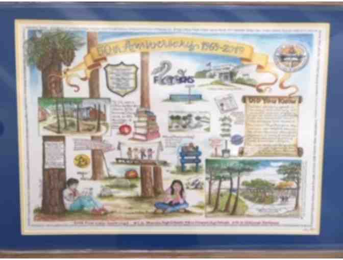 Pine View 50th Anniversary Commemorative Art Piece