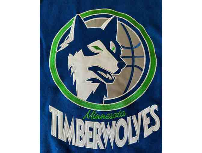 MN Timberwolves 35th Season Letterman Jacket - Size L