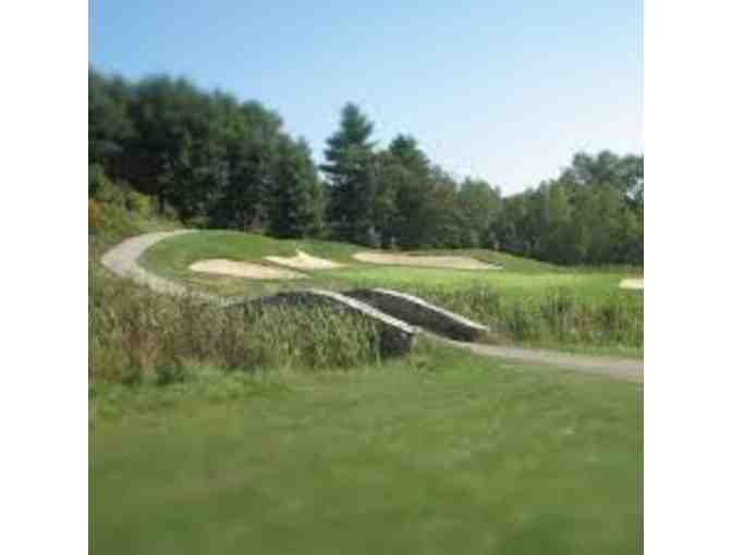 Two Foursomes at Toddy Brook Golf Course in North Yarmouth, ME