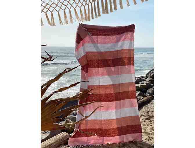 Custom Vintage Striped Woven Blanket