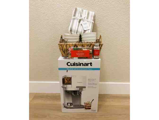 Cuisinart Soft Serve Ice Cream Machine- Mix It In Ice Cream Maker and Accessory Basket