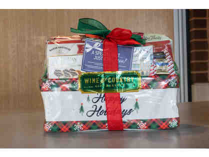 Happy Holidays Wine Country Gift Basket