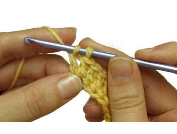 Knitting or Crochet Lesson for Two - Lion Brand Yarn Studio