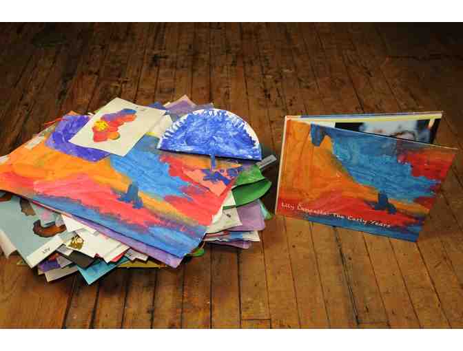 PLUM PRINT Custom Hardcover Book of Your Child's Art