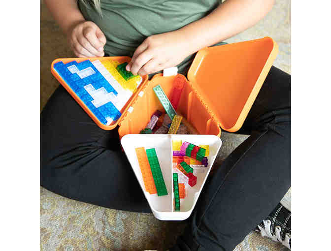 TeeBee Play & Store Toy Box (Light Blue)