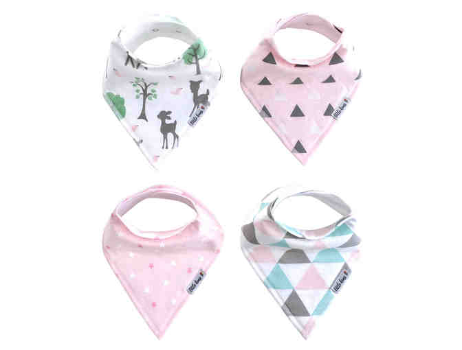 Organic Baby Bandana Bibs by Little Kims - Enchanted Forest Set