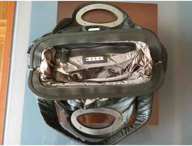 Marni - 'Balloon' Leather Bag in Green (Medium)