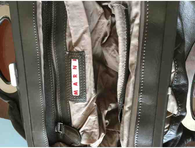 Marni - 'Balloon' Leather Bag in Green (Medium)