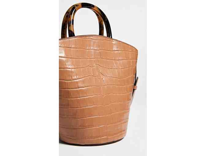 Loeffler Randall - Agnes Fan Tote Leather Croc Embossed Leather Bag