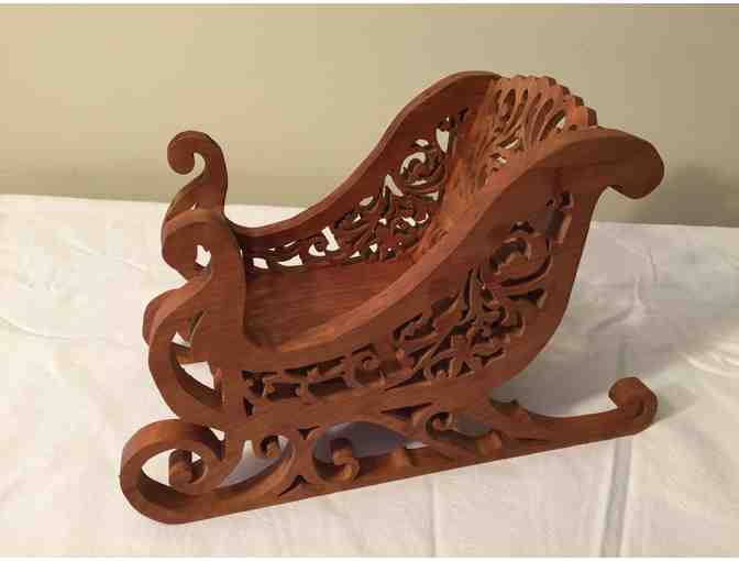 Cherry Wood Sleigh