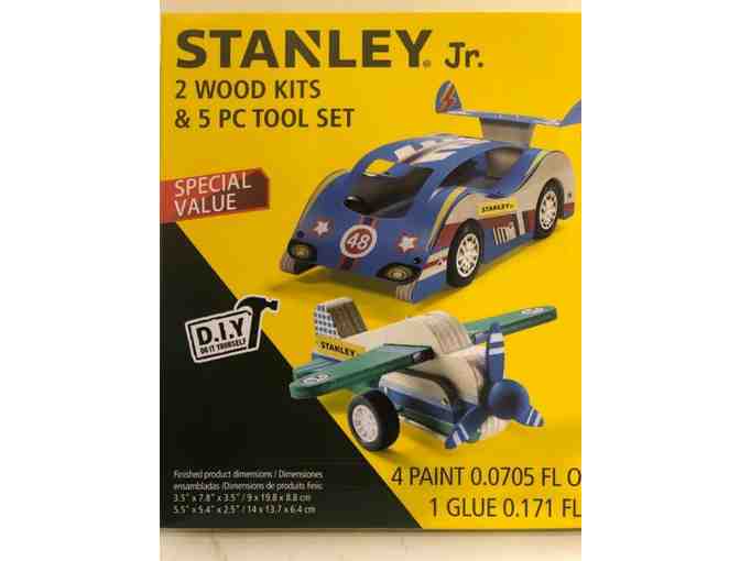 Arts & Crafts:  Stanley Wood Kits & 5-Piece tool set