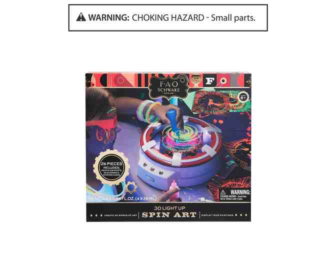 Arts & Crafts:  LED 3D Spin Art