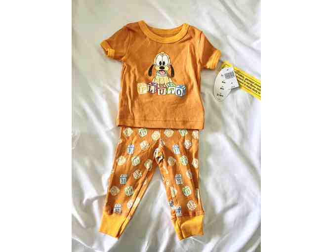 Baby gender neutral Disney Pluto pajama set -size 6 months