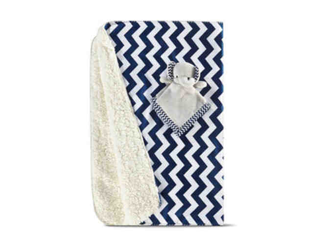 Baby Blanket & Cuddle Buddy Security Set Elephant