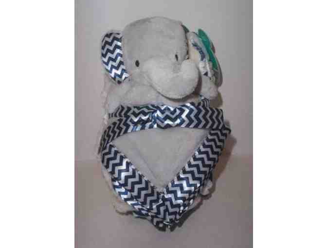 Baby Blanket & Cuddle Buddy Security Set Elephant
