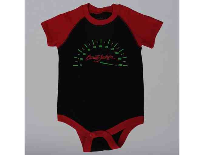 Baby Barrett-Jackson SPEEDOMETER ONESIE - Size 12 months