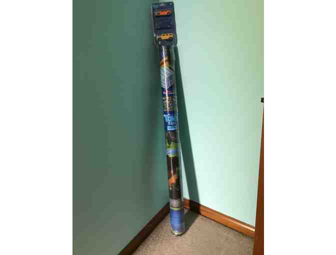 Toy:  City Roads Game Rug with three vehicles