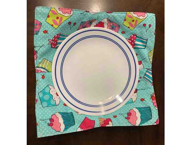 Microwave Bowl Potholder (large size) - Cupcake (1)