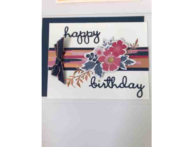 Handmade Note Cards - Birthday (4 cards)