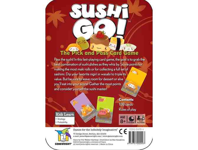 Game: Sushi Go! - The Pick and Pass Card Game