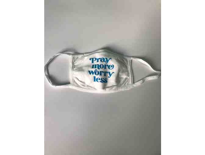 Face Mask - Adult 'Pray more Worry Less'