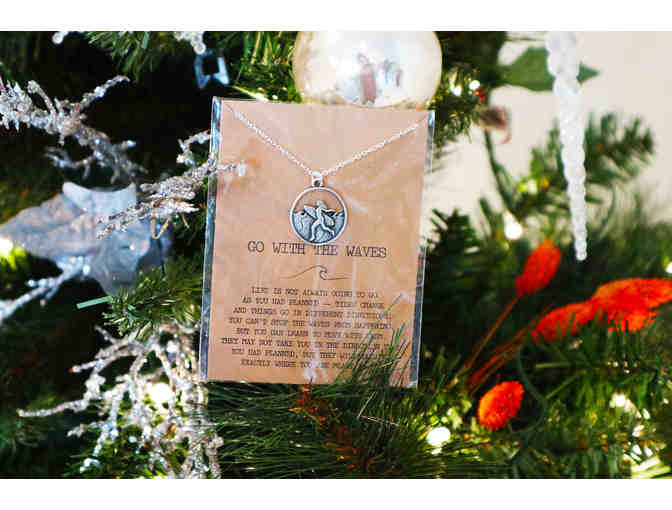 Go With the Waves: Pendant by Hunter and Her