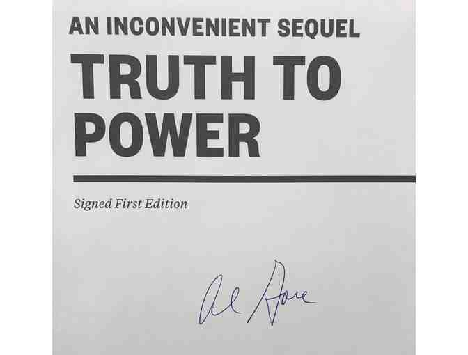 Al Gore  Signed Book and Museum Passes