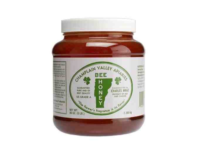 Champlain Valley Apiaries 5 lb Honey Jar