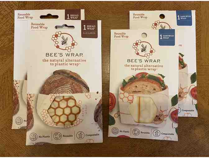 Bee's Wrap- 2 Bread Wraps and 2 Sandwich Wraps - Photo 1