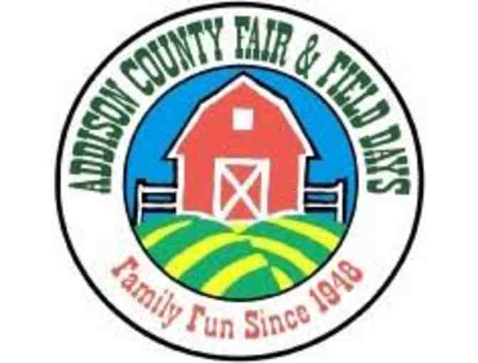 Addison County Fair and Field Days: gift certificate for a family 4 pass - Photo 1