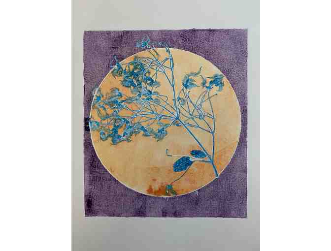 Original Mono Print by Pam Swatkins - Photo 1