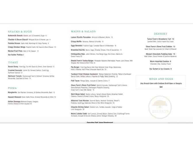 Dinner for Two at FIG Santa Monica