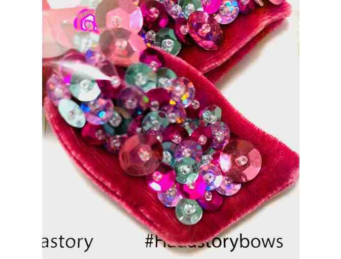 Confetti Velvet Hair Bow by Hada Story