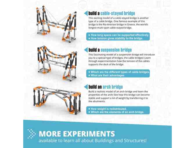Engino Discovering STEM Structures buildings and bridges