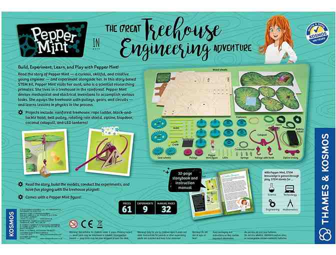 Pepper Mint The Great Treehouse Engineering Adventure STEM Kit