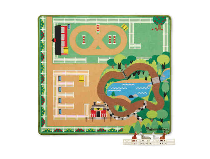 Melissa and Doug Round the Ranch Horse Rug