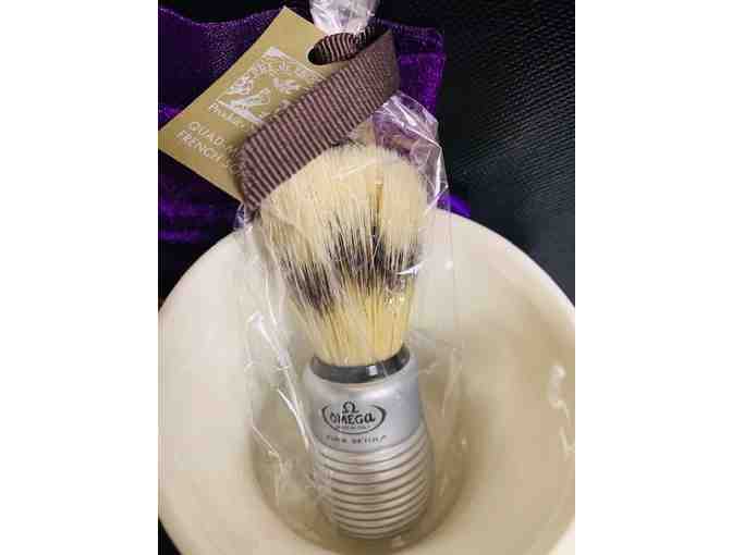 Classic Shaving Kit with Shave Soap, Boar Brush and Ceramic Skuttle