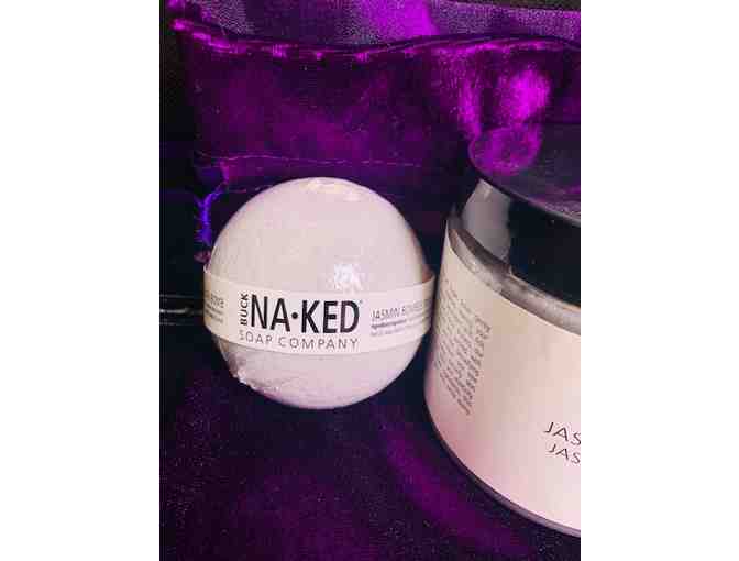 Buck Naked Sugar Scrub and Bath Bomb