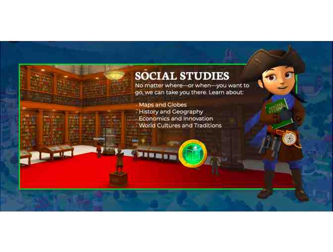 Adventure Academy Subscription - 1 Year Access for Kids aged 8-13